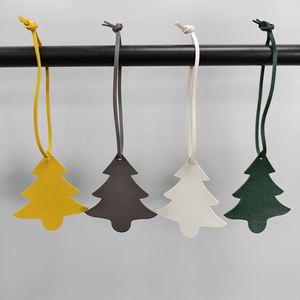 Colorful PU Leather Christmas Tree <b>Bag</b> <b>Charms</b> Luggage Handbag Pendant Keychain Car <b>Bag</b> Accessories - Product Image 4