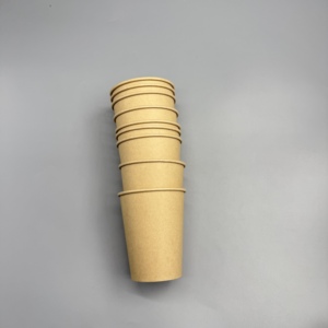 Gobelet en papier jetable biodégradable, revêtement PE PLA, simple ou double paroi, impression flexo personnalisée pour boissons chaudes ou froides - Product Image 4