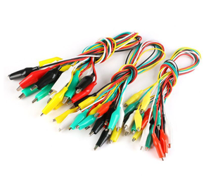 Câbles de test à double pince crocodile, petits/moyens/grands, 5 couleurs, câble de réparation - Product Image 1