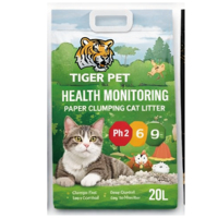 Litière pour chats Wholesale Healthy Paws : Surveillance de la santé, agglomération supérieure et détection du pH pour toutes les races de chats