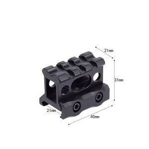 Adaptador de Montaje de Luz Roja de Acero de 1 Pulgada Personalizado con 5 Ranuras para Caza y Equipo de Exterior, Ligero y Duradero - Product Image 3