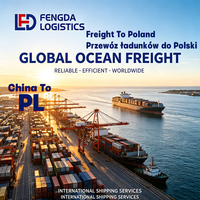 Services logistiques de transport maritime porte-à-porte vers le port de Gdynia en Pologne, avec équipe de documentation expérimentée