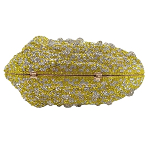 Dazzling Luxury Conch Rhinestone Bags Red Lemon <strong>Purple</strong> Evening Bags Horn Shell Diamond <strong>Clutch</strong> Bags Crystals Party Box <strong>Clutches</strong> - Product Image 5