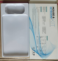 Sıcak satış USB arayüzü kablosuz klavye ve fare Tablet PC ve telefon için BT IOS Android iPad ile uyumlu