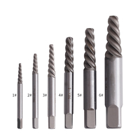 49 pièces ensemble d'extraction de vis/boulon/écrou cassé dissolvant de boulon endommagé Kit d'extracteur de vis dénudé facile à sortir porte-embout d'extension