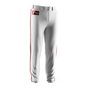 Pantalon de baseball blanc 5XL pour équipe, sublimation en gros, modèle Southland - Product Image 3