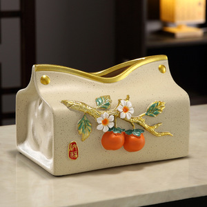 ตุ๊กตาเรซินอีพ็อกซี่รูปลูกพลับจีนไฟแกะสลักศิลปะหรูหราหรูหราหรูหราสำหรับบ้านห้องนั่งเล่นห้องนอนห้องอาหารกาแฟ - Product Image 1