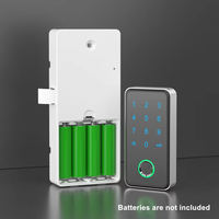 Casier électronique à empreintes digitales au design moderne pour les lieux sportifs et les écoles, numérique avec application TTLOCK et code par mot de passe