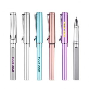 Luxury Custom 0.5mm Plastic <b>Multi</b>-functional Gel <b>Pens</b> Custom Logo Wholesale Cheap Office Supply Schools Students Black Ink - Product Image 2