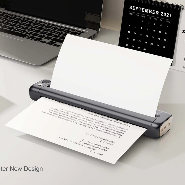 A4 Portable Printer USB & Bluetooth & WiFi Printers for Home Use Small..