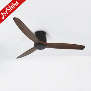 Ventilatore da Soffitto 1stshine Contemporaneo con Motore DC a Bassa Rumorosità, Funzionamento Silenzioso, Montaggio a Filo Senza Luce - Product Image 1