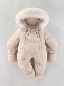 Mono con capucha gruesa y cálida, forrado con forro polar, para bebés niñas y niños - Product Image 2