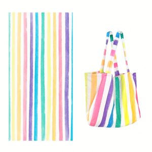 Oversized <b>Towel</b> With Matching Tote Bag Set Quick Dry Sand Free for Pool <b>Beach</b> Vacation Essentials - Product Image 1