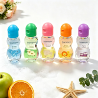 Coffret de Cologne pour Bébé Philippines, Parfum Lait, Fleurs et Fruits, Senteur Fraîche, Baleine Bleue, Éléphant Rose, Orange, Lion, Hibou Violet, 25ml