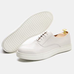 Zapatos Hechos a Mano de Primera Calidad, Zapatos de Hombre con Punta Redonda, Zapatos Blancos de Moda para Oficina, Venta al por Mayor, Fábrica <span class=keywords><strong>China</strong></span> - Product Image 2