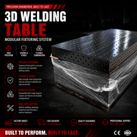 Table de soudage flexible 3D sur mesure en fonte robuste pour atelier de positionnement de soudage