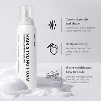 Mousse per Capelli con Logo Personalizzato per Uomo e Donna, Schiuma Styling per Capelli con Etichetta Privata