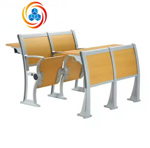Meubles multifonctionnels modernes pour lycée, bureau et chaise pliables pour étudiants, chaise d'auditorium en bois avec accoudoirs, chambre à coucher - Product Image 1