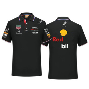 เสื้อฮู้ดผู้ชายแฟชั่นสีแดง ชุดแข่งรถ F1 เฟอร์รารี่ สำหรับฤดูใบไม้ผลิและฤดูร้อน เสื้อแจ็คเก็ตนักขี่มอเตอร์ไซค์แบบกำหนดเอง ลายโลโก้ BULL ใหม่ ปี 2026 - Product Image 4