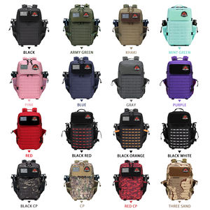 Mochila táctica LUPU BL130 verde menta, muy vendida en fábrica, disponible en stock, mochila para exteriores con sistema Molle, mochilas para senderismo. - Product Image 4