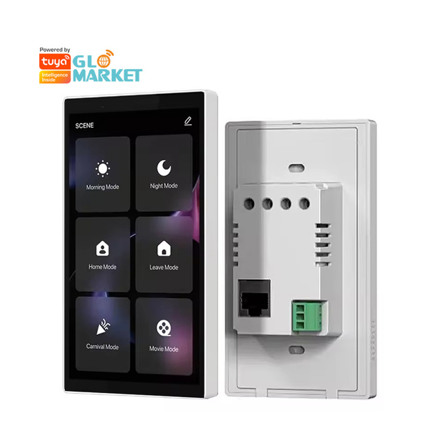 Glomarket for 5 Inch WiFi Smart Home Control Panel Multi-function Wall Touch Screen 220V 10A