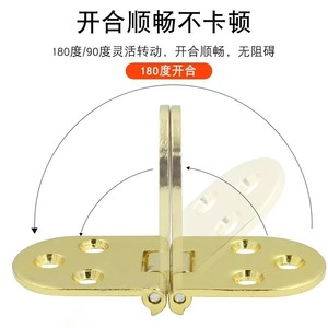 Stainless Steel Tabletop Hinge 2mm Surface Mount Durable Modern Design For Furniture - Product Image 3