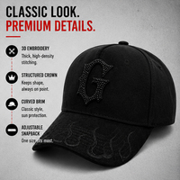 Casquettes de baseball en gros, casquettes en daim à 5 panneaux à visière incurvée, logo brodé personnalisé, strass de luxe, doublure en satin, casquettes trucker