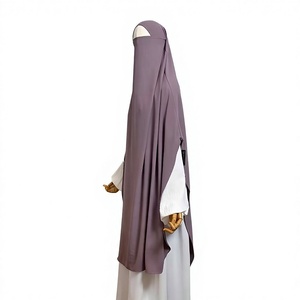 Hijab Crincle Airflow, Khimar français Safamedina, traditionnel musulman, élégant et modeste - Product Image 2