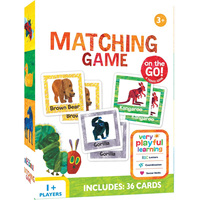MasterPieces World of Eric Carle Jeu de cartes de voyage à associer, adapté à l'apprentissage des enfants, à l'éducation précoce, accepte les commandes
