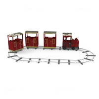 YIFUN LIFE Mini-train antique pour aire de jeux intérieure, équipement de parc d'attractions, équipement de jeu pour enfants à usage commercial, pour les 3-12 ans