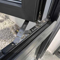 Bande d'étanchéité hautement élastique en alliage d'aluminium pour fenêtres à battants horizontaux modernes, sans fuite d'air, pour maison résidentielle quatre saisons
