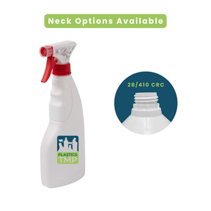 500 ml phẳng phun HDPE chai nhựa con bằng chứng đóng cửa nhựa TMP B605-CRC bao bì bán buôn bỉ - Product Image 2