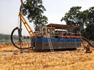 Modderzuiger Zandmijnboot Rivierzand Graafmachines - Product Image 6