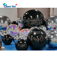 Ballon flottant gonflable de miroir de PVC de haute qualité de 0.8m Dia/boule de miroir pour la publicité