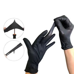 Vente en gros de gants de nettoyage jetables composites en nitrile <span class=keywords><strong>noir</strong></span> épaissi durables beauté restauration ménage protection de qualité <span class=keywords><strong>alimentaire</strong></span> - Product Image 4