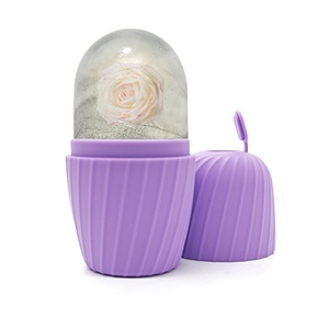 Cubo de Hielo Facial Gua Sha, Molde de Silicona para Masaje Facial, Herramientas para el Cuidado de la Piel Facial, Rodillo de Hielo de Belleza para Rostro y Ojos - Product Image 5