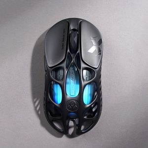 Souris de jeu sans fil Gravastar Mercury X & X Pro PAW 3950 Galaxy Noir et Argent avec récepteur 1k ou 8kHz - Product Image 4