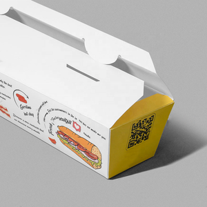 Embalaje de comida rápida Cajas desechables para llevar de comida caliente Caja de <span class=keywords><strong>Togo</strong></span> para sándwich de grado alimenticio - Product Image 4