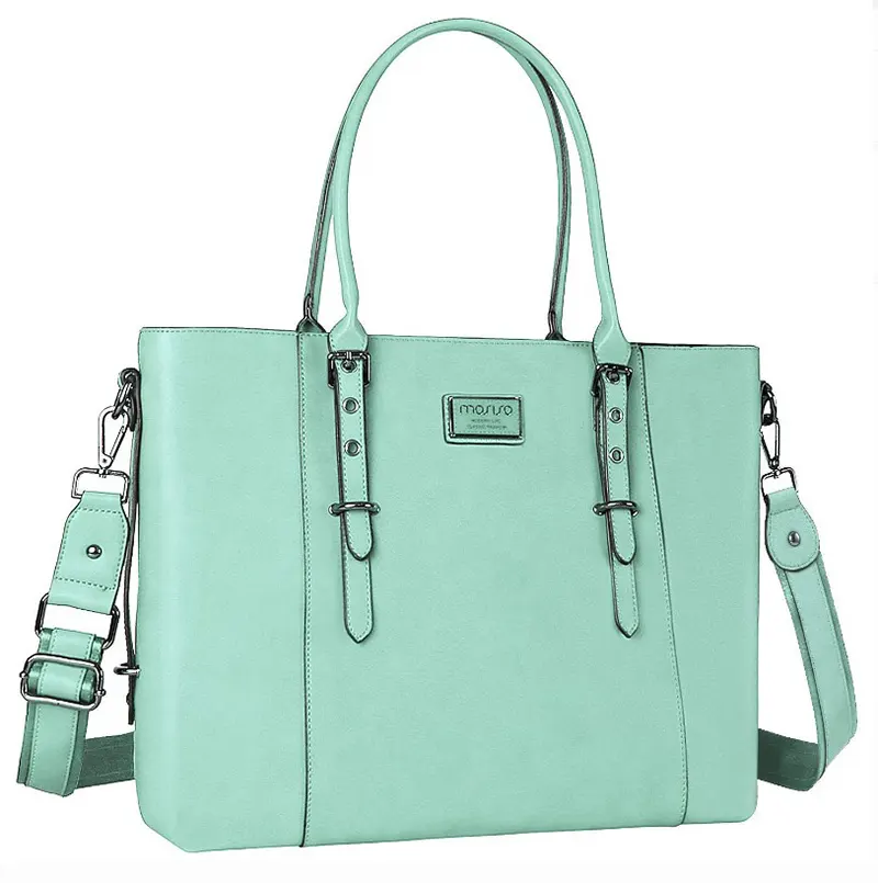 Newest Fashion PU Leather Laptop Handbag for Women Large Tote Shoulder Laptop Bags Ladies Office Handbags Briefcase