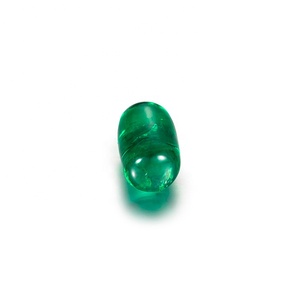 Cylindrical Lab <strong>Emerald</strong> Verdant Green Synthetic <strong>Rough</strong> Pills Shape Colombian <strong>Emerald</strong> <strong>Beads</strong> Factory Wholesale - Product Image 3