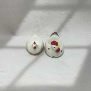 حامل بيض سيراميك صغير على شكل دجاجة عالي الجودة، طبق تقديم للإفطار، صينية، زينة عيد الفصح، الأكثر مبيعًا بسعر المصنع - Product Image 3