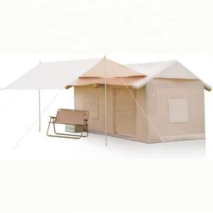 Carpa Familiar para Acampar al Aire Libre, Resistente al Viento, para las Cuatro Estaciones, con Postes de Fibra de Vidrio, Apertura Automática Rápida, Tela Oxford Impermeable - Product Image 1