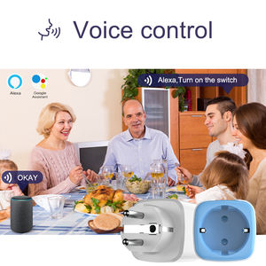 SIXWGH <span class=keywords><strong>VeSync</strong></span> Facturación inteligente WiFi 16A Enchufe DE LA UE Aplicación de voz para el hogar Control remoto Temporización Monitoreo de energía Compatible con Google Home Alexa - Product Image 3