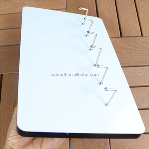 Nuovo Disegno 6 Gancio <span class=keywords><strong>In</strong></span> Bianco di <span class=keywords><strong>Legno</strong></span> MDF Sublimazione Supporto chiave - Product Image 5