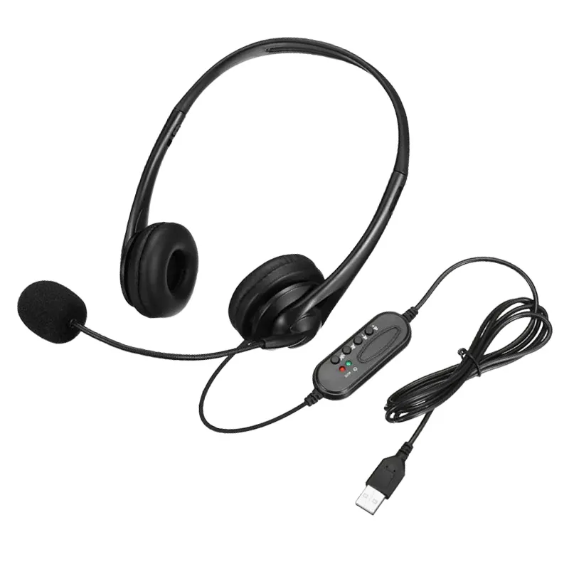 USB RJ9 RJ11 anc Office Calling Casque Wireless Head Phone Jobs Geräusch unterdrückung von Home Work Center Headset Call Center