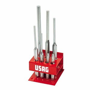 Lot de 7 perforations d'épingles à ciseau à froid 367 S7 avec poignées en acier pour la sculpture et la maçonnerie de qualité industrielle - Product Image 1