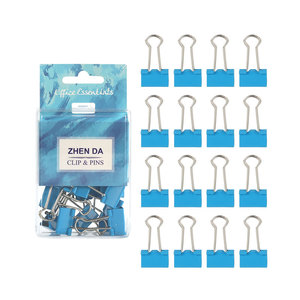 25 Pcs <span class=keywords><strong>15</strong></span> Mm Màu Chất Kết Dính Kẹp Giấy Cho Văn Phòng Bookmark Kim Loại Giấy Chất Kết Dính <span class=keywords><strong>Clip</strong></span> Tài Liệu Tổ Chức - Product Image 1