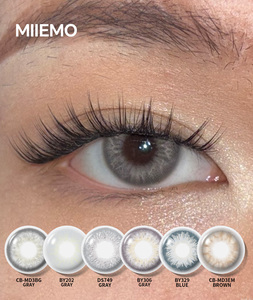 Lentes de Contacto de Color Azul Suave MIIEMO, Uso Semestral, para Uso Diario, Citas, Fiestas, Maquillaje de Ojos - Product Image 4