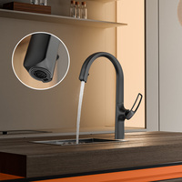 Robinet de cuisine moderne à douchette extractible, norme australienne WaterMark, vente en gros d'usine, montage sur comptoir, support OEM/ODM