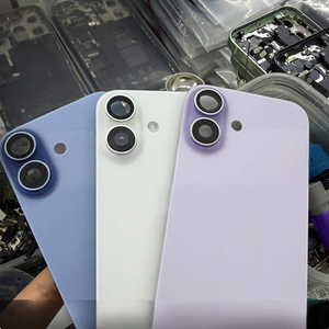 Cache arrière intégrée OEM avec vitre de remplacement pour iPhone 16 Plus 17, avec cadre en métal et anneau magnétique - Product Image 2
